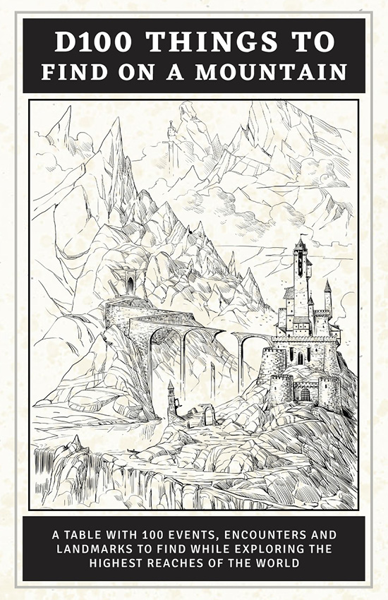 D100 Things to Find on a Mountain - Main Image